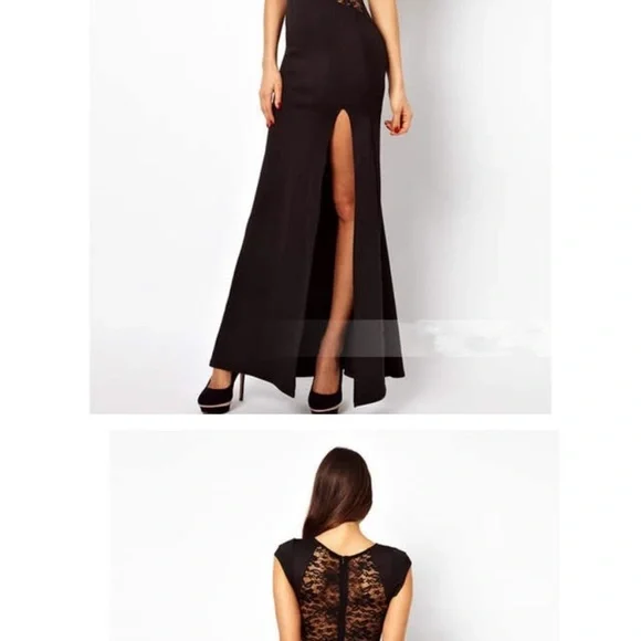 Glamorous!! TFNC lace maxi/gown. New Year’s Eve, prom, gala and more !!! - Picture 9 of 15